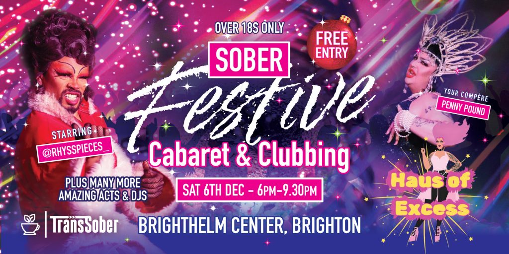 Sober Festive Cabaret & Clubbing-Sat6thDec